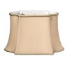 Slant Fancy Oblong Softback Lampshade with Washer Fitter, Vintage Gold