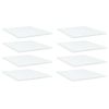 Bookshelf Boards 8 pcs White 15.7"x19.7"x0.6" Engineered Wood