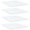 Bookshelf Boards 4 pcs White 15.7"x19.7"x0.6" Engineered Wood
