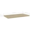 Bookshelf Boards 4 pcs Sonoma Oak 15.7"x7.9"x0.6" Engineered Wood