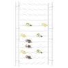 Wine Rack for 72 Bottles White Metal