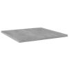 Bookshelf Boards 8 pcs Concrete Gray 15.7"x15.7"x0.6" Engineered Wood