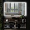 LED Bathroom Vanity Mirror with Light,60*36 inch, Anti Fog, Dimmable,Color Temper 5000K,Backlit + Front Lit,Both Vertical and Horizontal Wall Mounted