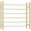 Wine Rack for 36 Bottles Gold Metal