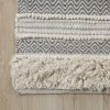 Woven Texture Stripe Bath Rug