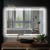LED Bathroom Vanity Mirror with Light,48*32 inch, Anti Fog, Dimmable,Color Temper 5000K,Backlit + Front Lit,Both Vertical and Horizontal Wall Mounted